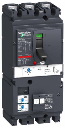 Автоматический выключатель 3П3Т TM40D VIGI MH NSX100F | код. LV429934 | Schneider Electric 